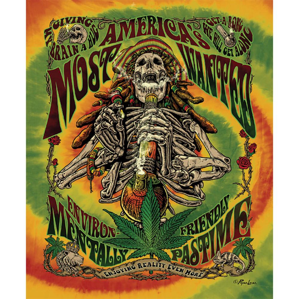 America's Most Wanted Fleece Blanket - SmokeWeed.com