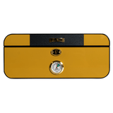 Art Deco Racer Yellow Humboldt Humidor - SmokeWeed.com