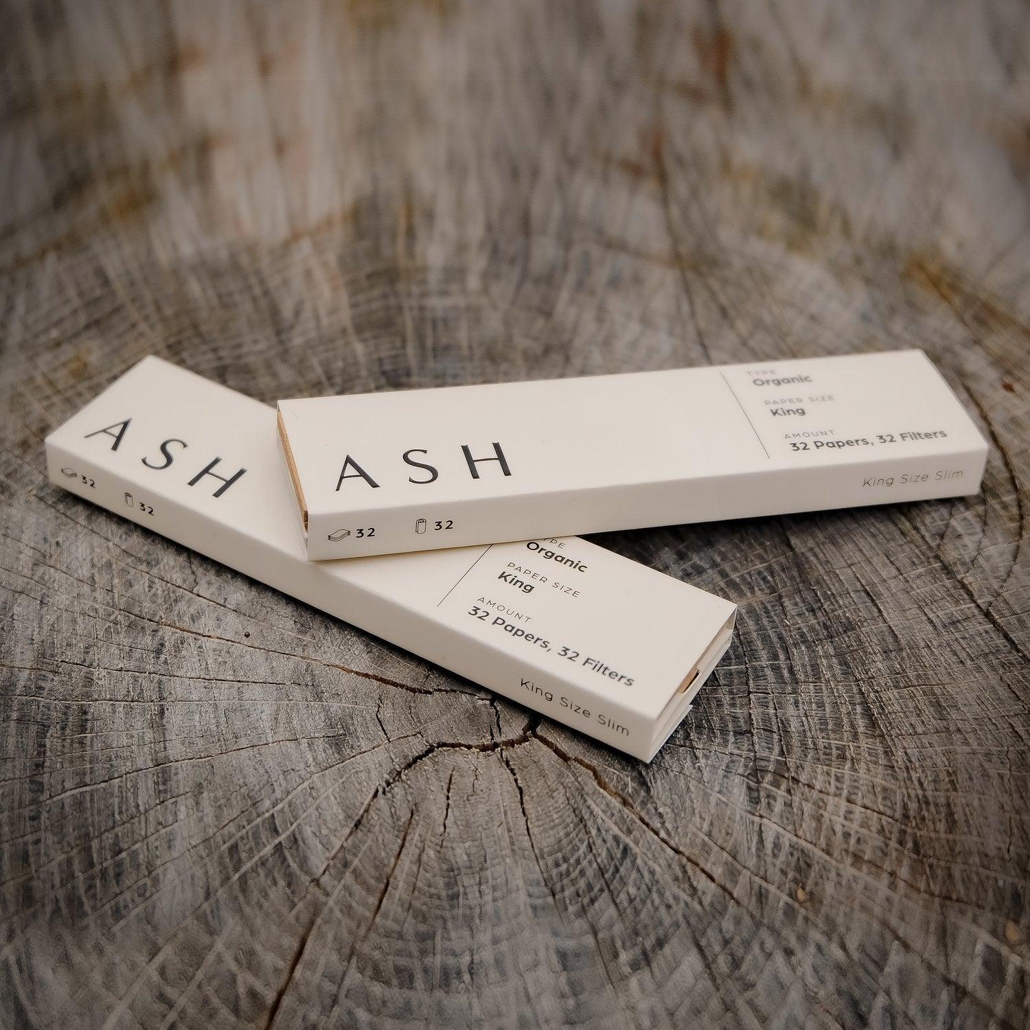 ASH Rolling Paper | King | Organic - SmokeWeed.com