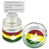 Ashtray set with Stash jar - LEAF DESIGN - SmokeWeed.com