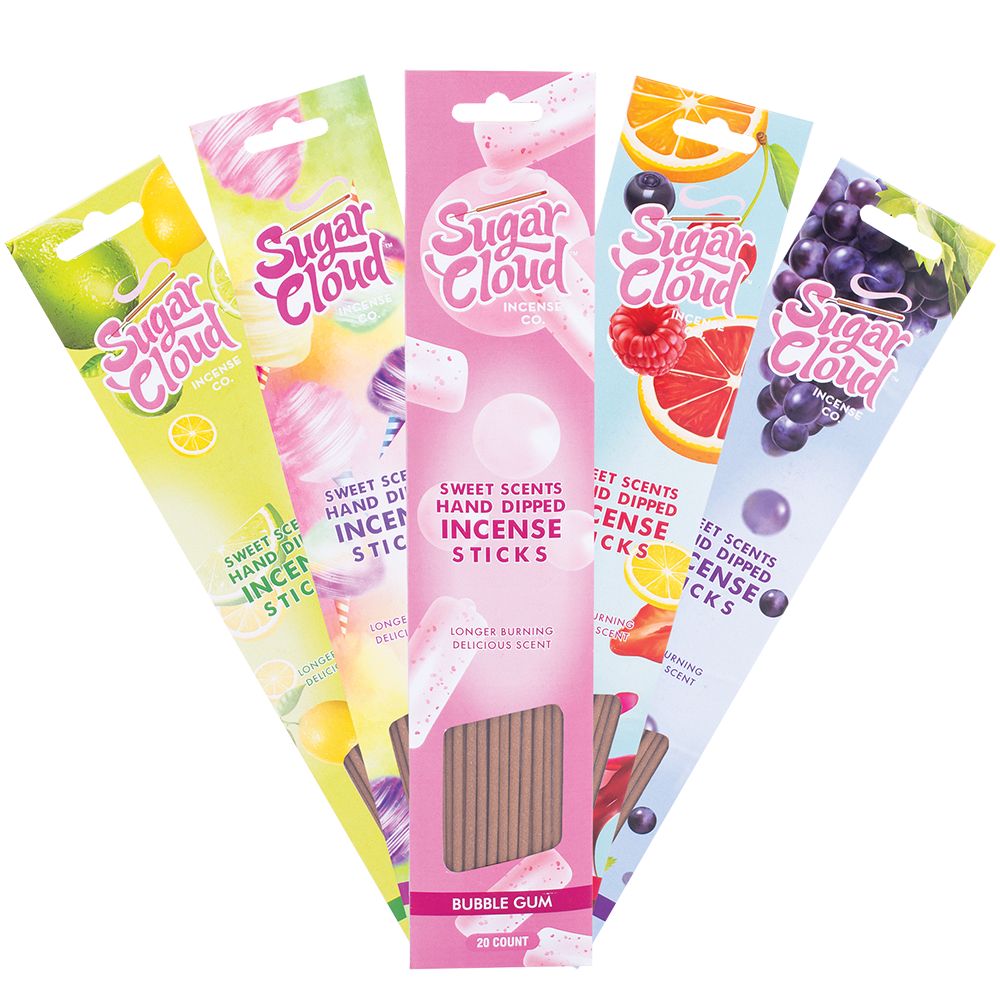 Sugar Cloud Sweet Scents Hand-Dipped Incense Sticks