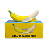 Banana Pipe - Curvy Tropical Fruit Pipe - SmokeWeed.com