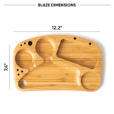 BLAZE Wooden Rolling Tray - SmokeWeed.com