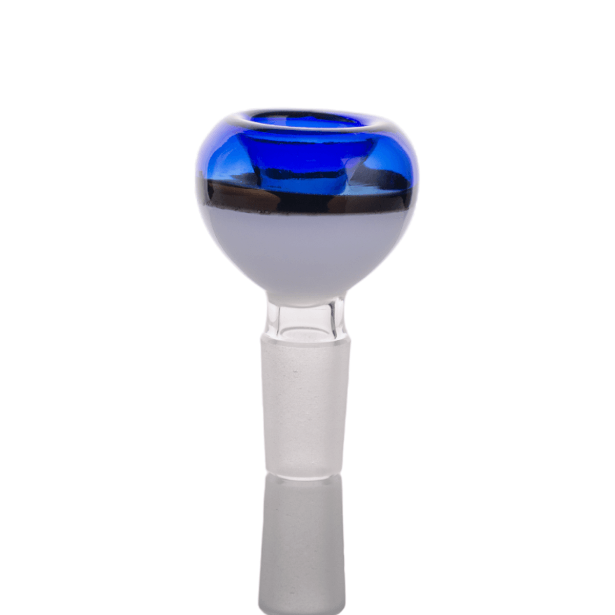 Blue Poke Ball Glass Bong Bowl - 14mm - SmokeWeed.com