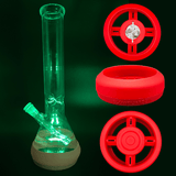 Bong Base Bumper USB Rechargeable 4.25in-6in Bases Silicone Fits Variety of Shapes - SmokeWeed.com