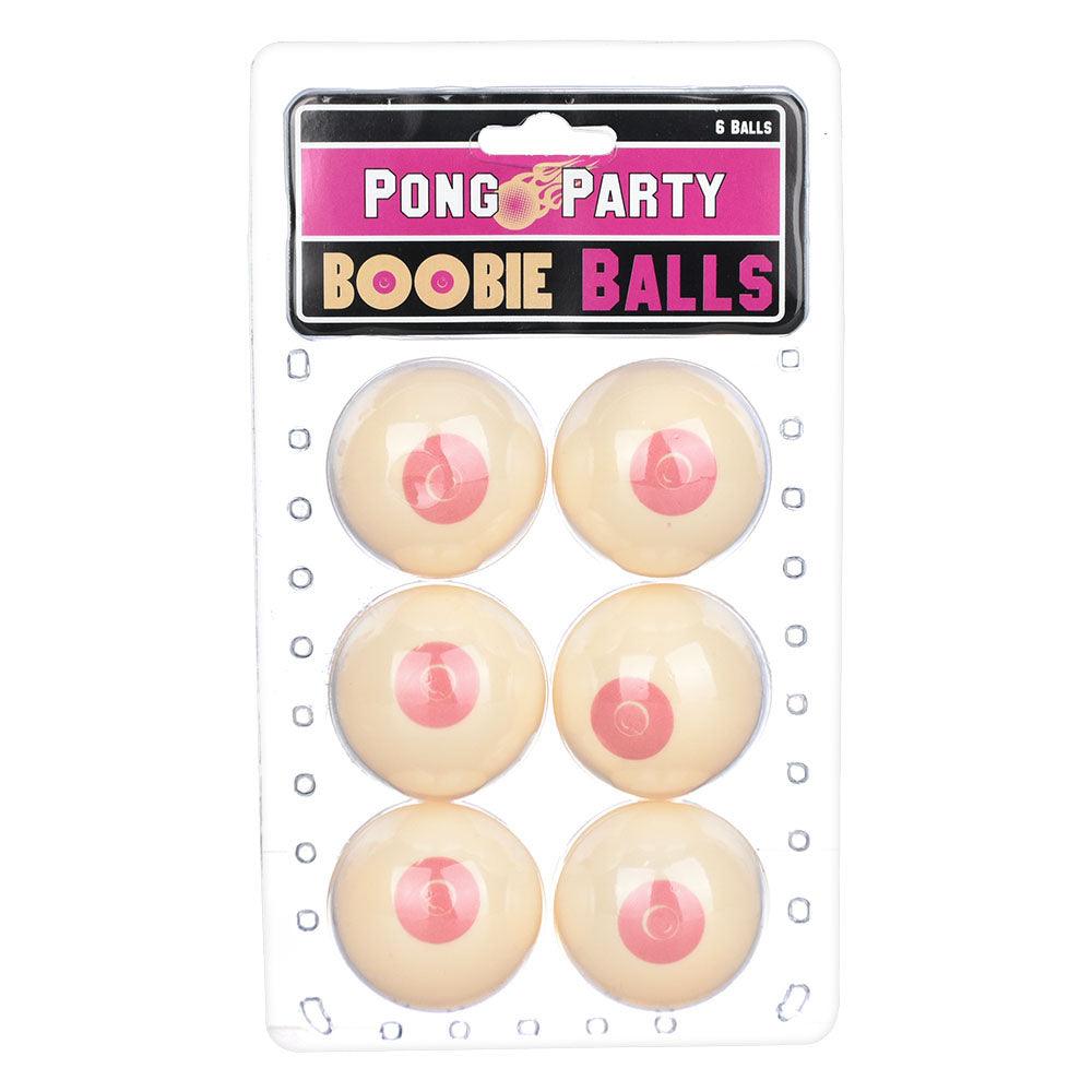 Boob Beer Pong Balls - 6pk - SmokeWeed.com