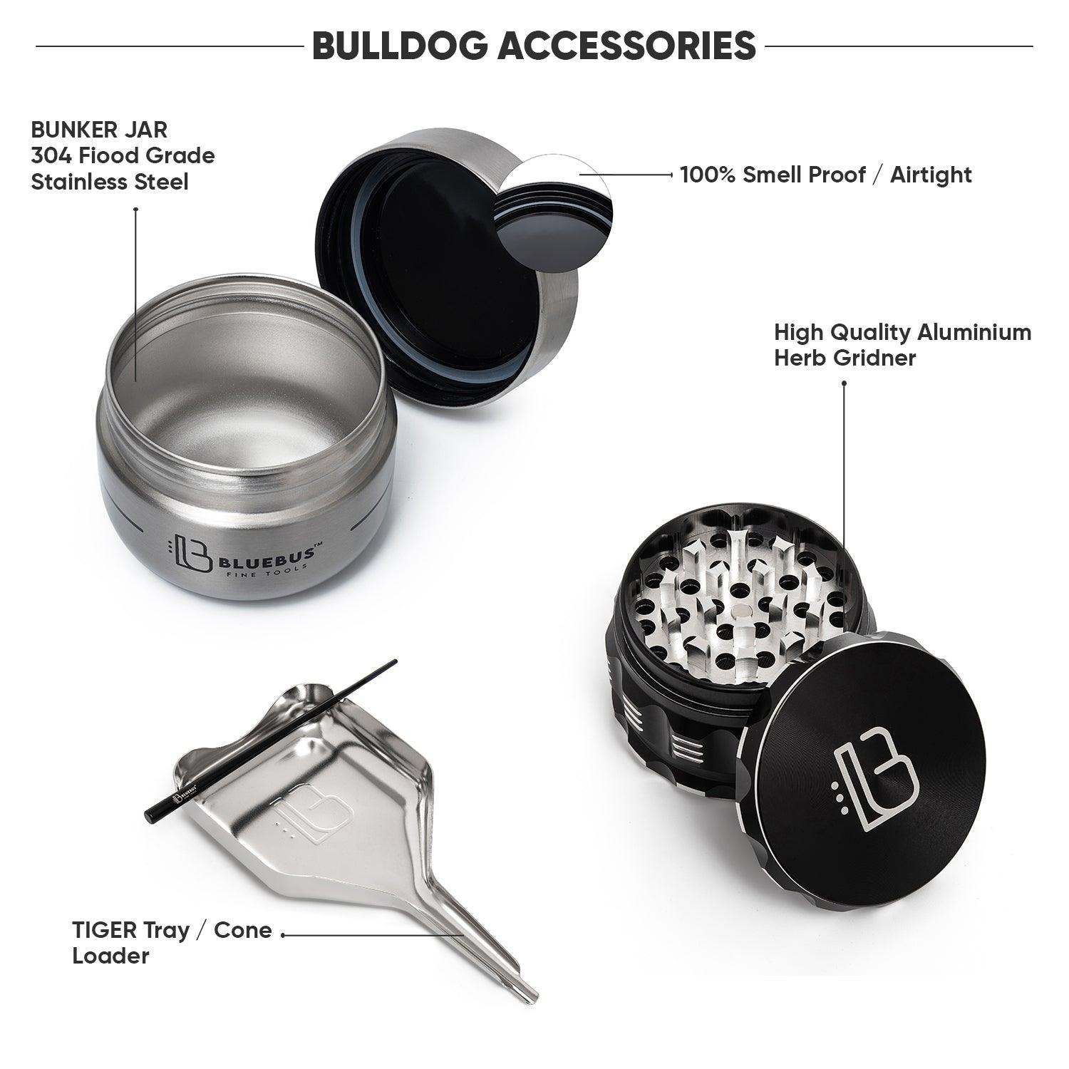 BULLDOG Smell Proof Bag and session kit - SmokeWeed.com