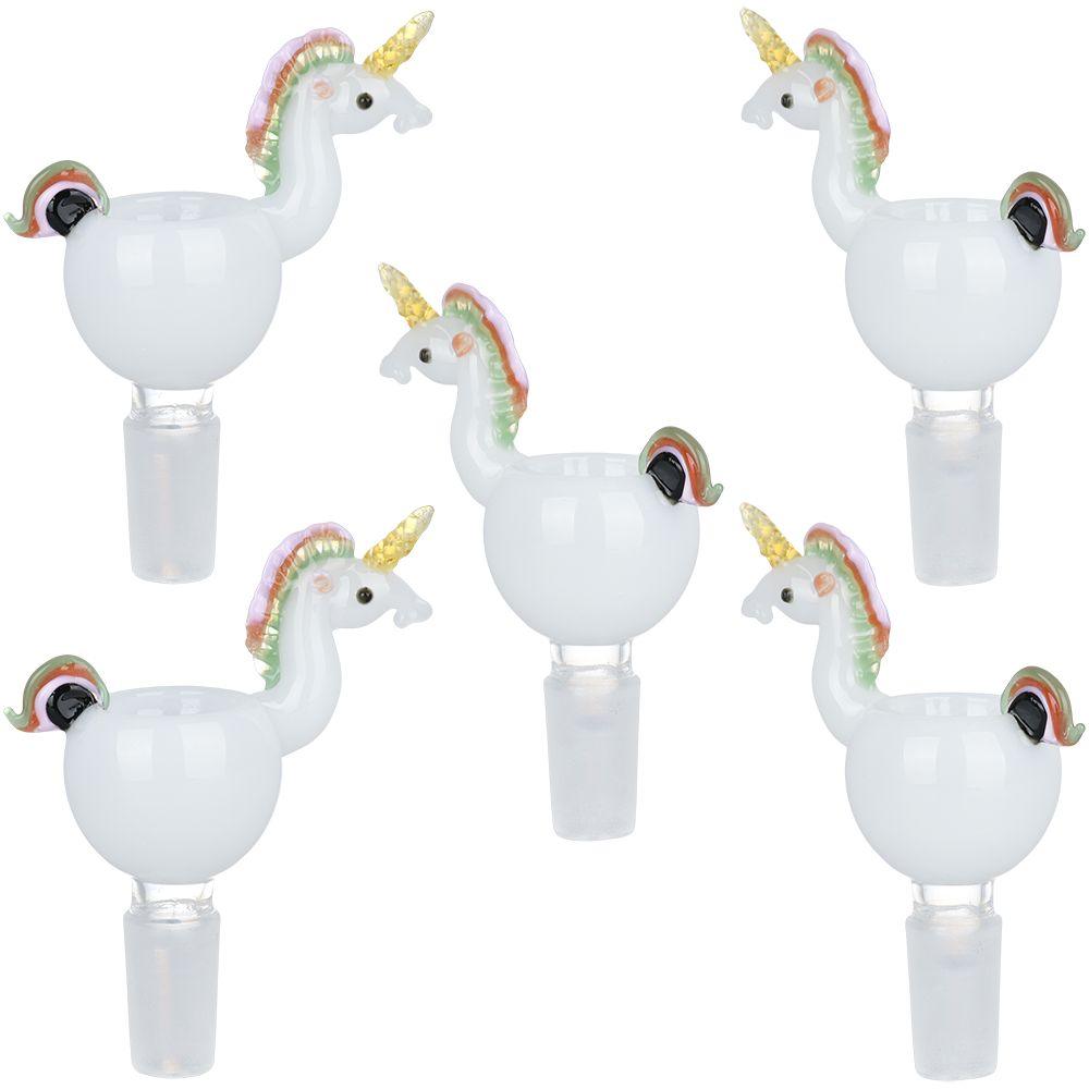 Unicorn Glass Herb Slide - 14mm M 5ct