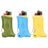 25PC DISPLAY - Toker Poker Lighter Sleeve - Mini Bic / Assorted Colors