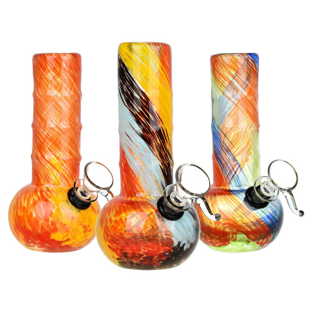 Celebrate Joy Soft Glass Water Pipe - 6" / Colors Vary - SmokeWeed.com