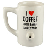 Ceramic Water Pipe Mug - 8oz - SmokeWeed.com