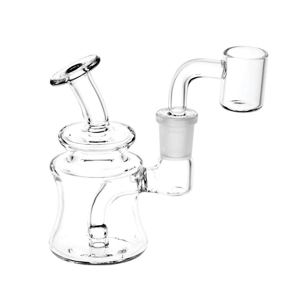 Clear Glass Mini Dab Rig - SmokeWeed.com