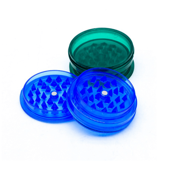 Cloud 8 Plastic Grinder 2.5 Inches 2 Piece Magnetic - SmokeWeed.com