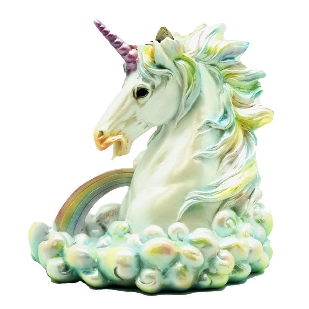 Cloud Breathing Unicorn Backflow Incense Burner - SmokeWeed.com