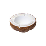 Coconut Shaped Polyresin Ashtray - 6" - SmokeWeed.com