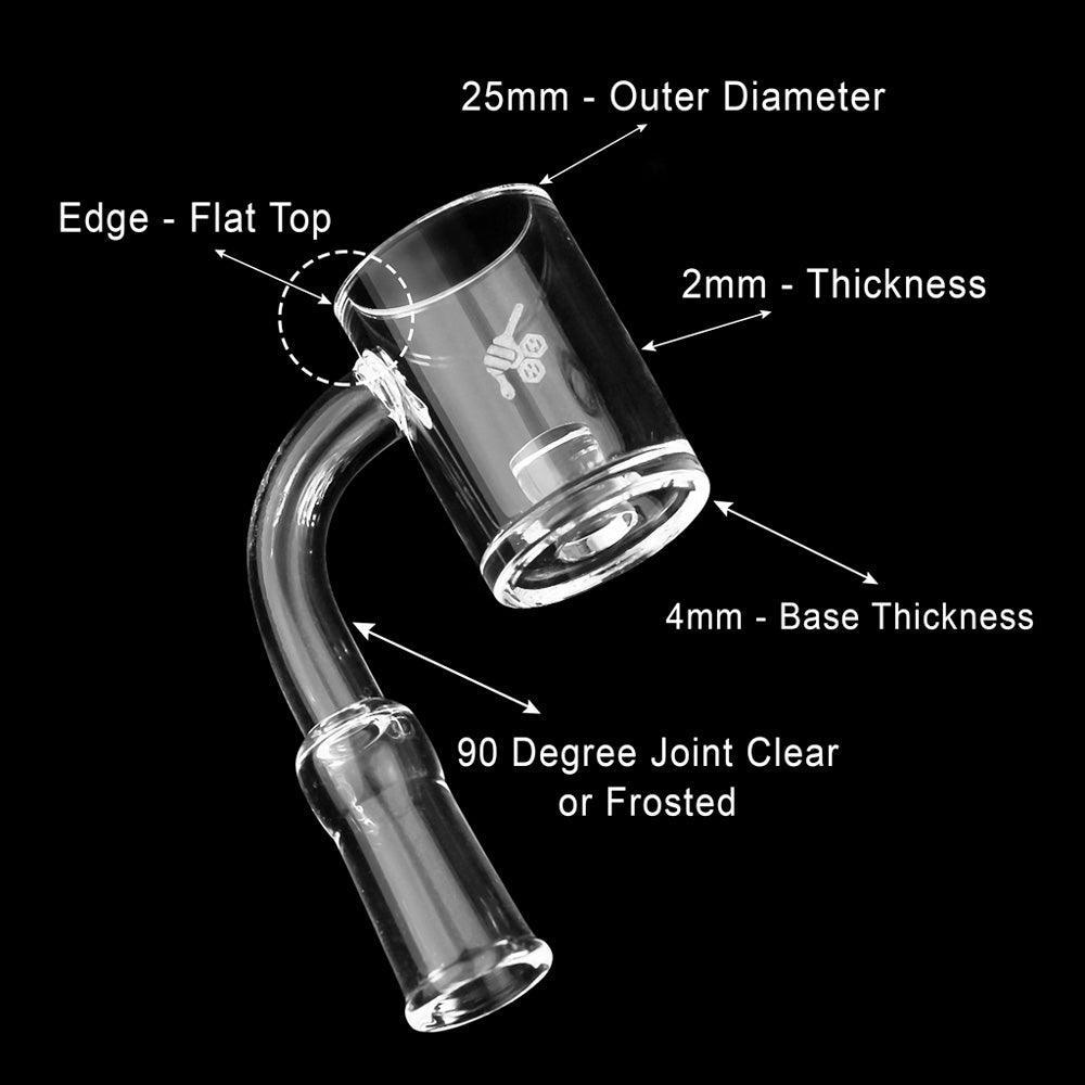 CORE REACTOR QUARTZ BANGER - 90° DEGREE | YL - SmokeWeed.com