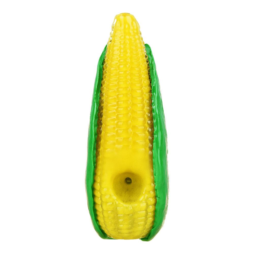 Corn On The Cob Glass Hand Pipe - 4.75" - SmokeWeed.com