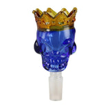 Crowned Skull Herb Slide - 14mm Male - SmokeWeed.com