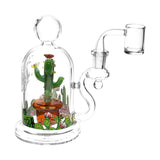 Pulsar Cactus Terrarium Glass Dab Rig - 6" / 14mm F