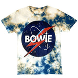 David Bowie Space Logo Tie-Dye T-Shirt - SmokeWeed.com