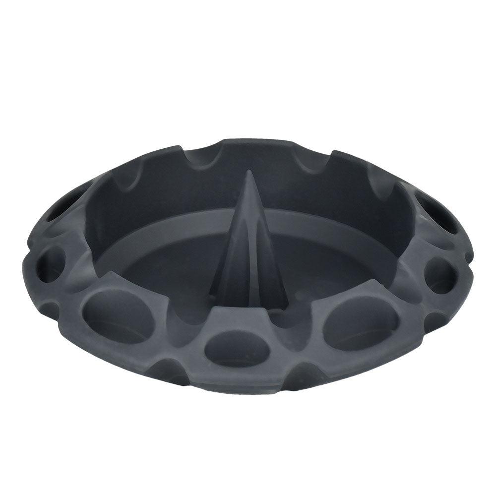 Debowler UFO Silicone Ashtray - 4.75" / Black - SmokeWeed.com