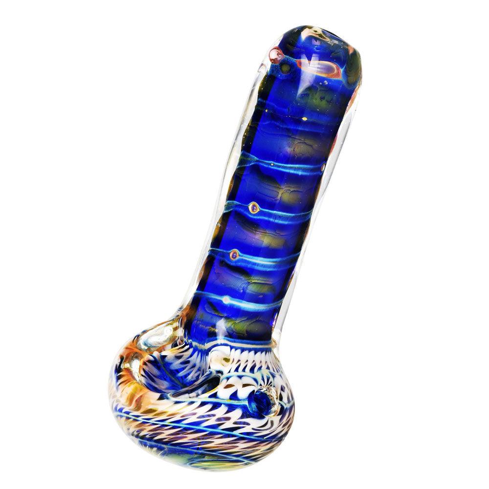 Desert At Night Glass Spoon Pipe - 3.75" - SmokeWeed.com