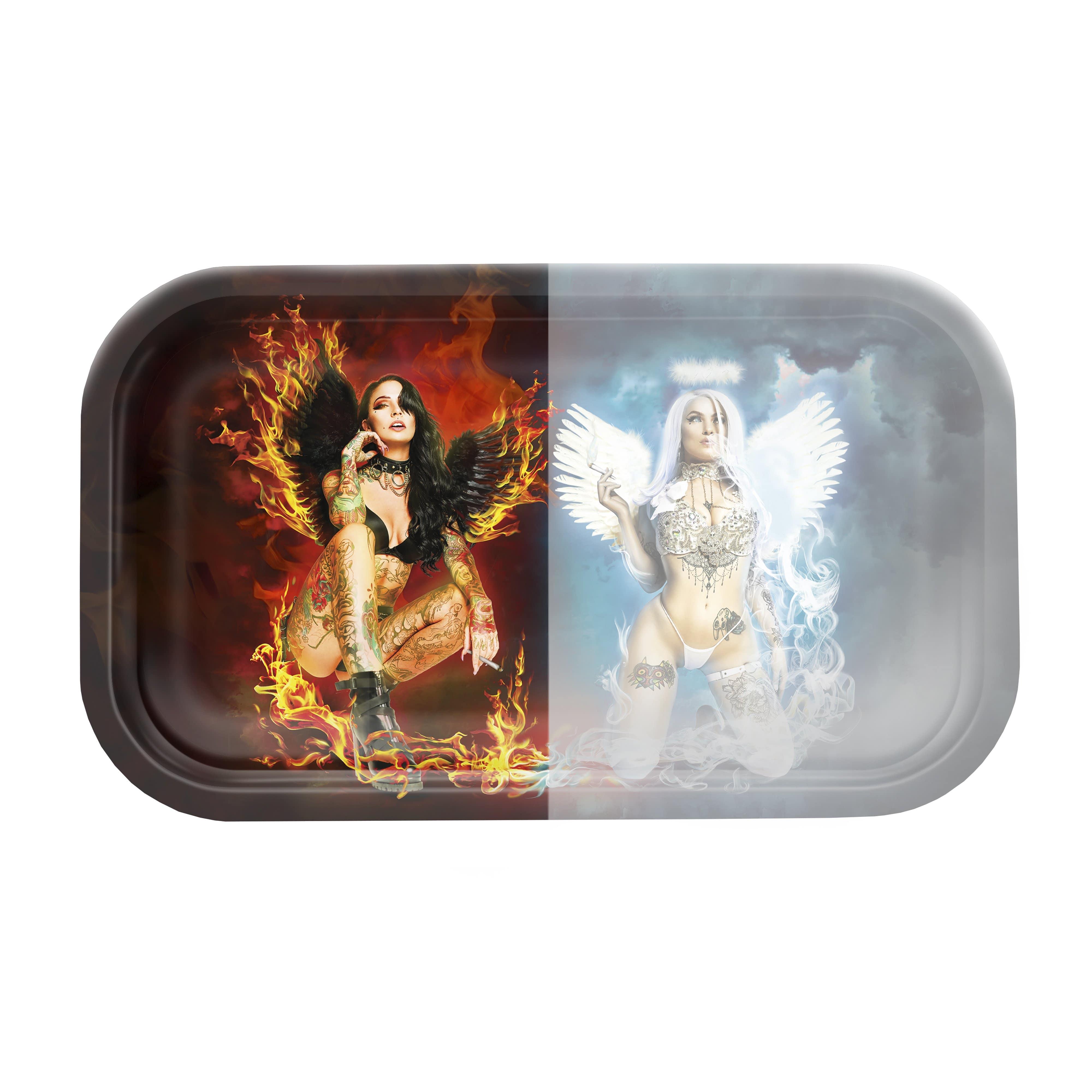 Devil vs Angel Hybrid Rollin' Tray - SmokeWeed.com