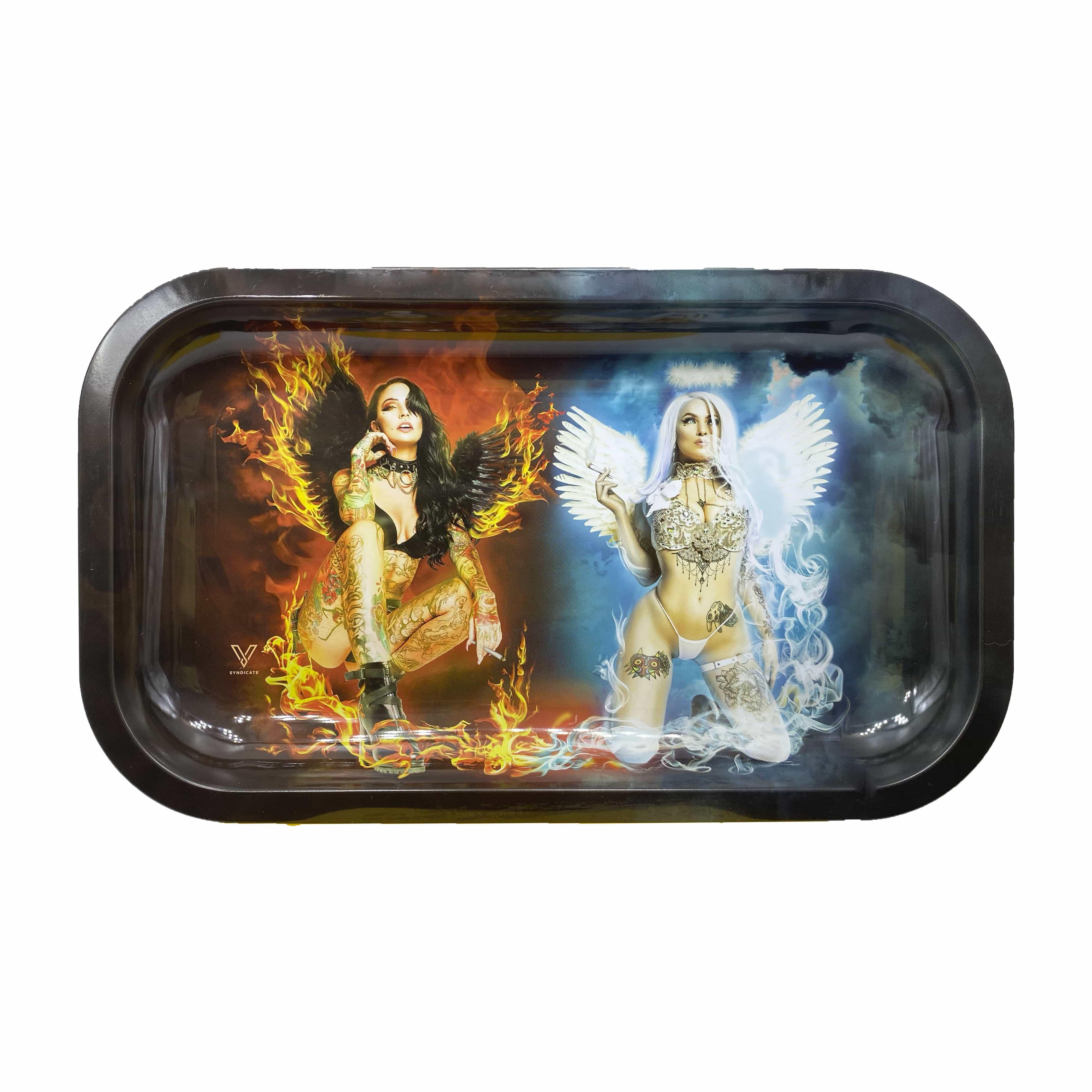 Devil vs Angel Hybrid Rollin' Tray - SmokeWeed.com