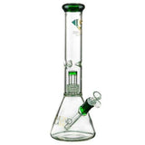 Diamond Glass 14" UFO Perc Beaker - SmokeWeed.com