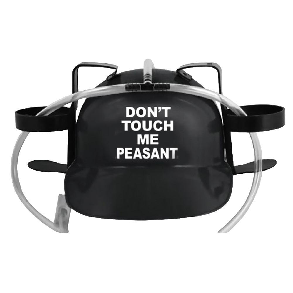 Don't Touch Me Peasant 2-Can Drinking Hard Hat - SmokeWeed.com