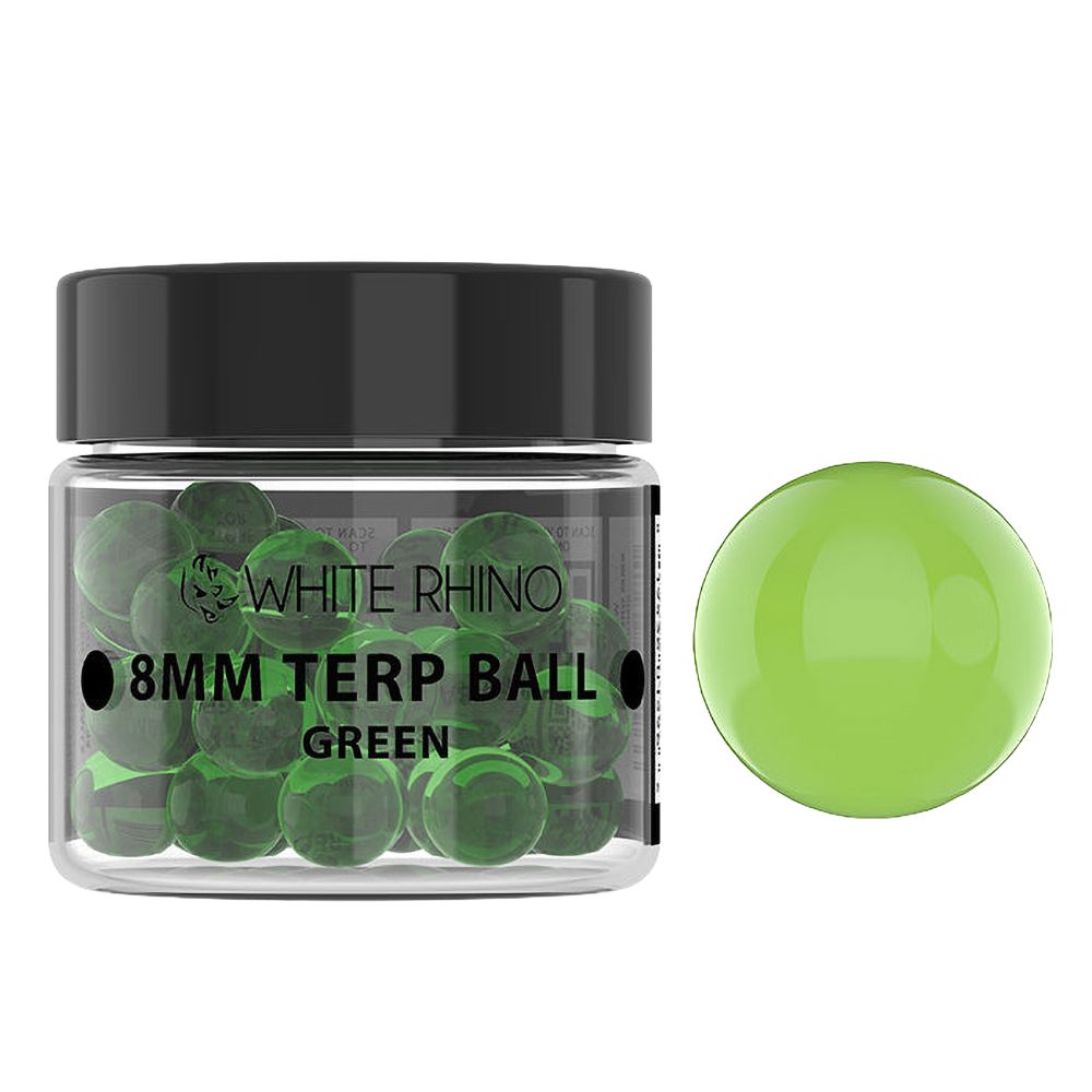 White Rhino Terp Balls | 8mm | 50ct Jar