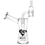 Diamond Glass Rong Mini Dab Rig - 5.25" / 14mm F