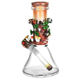 Empire Glassworks Baby Beaker Water Pipe - 8"/14mm F/Renew the Redwood - SmokeWeed.com