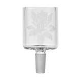 Empire Glassworks Etched Floral Water Pipe Attachment For Puffco Proxy | 14mm M - SmokeWeed.com