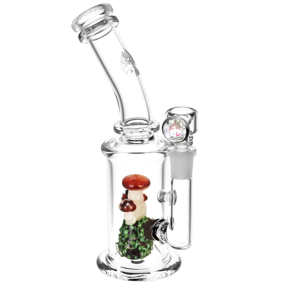 Empire Glassworks UV Nano Rig - 8.5"/14mm F/Cosmic Mushrooms - SmokeWeed.com