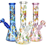 Spring Break 2024 Glass Beaker Water Pipe | 10" | 14mm F