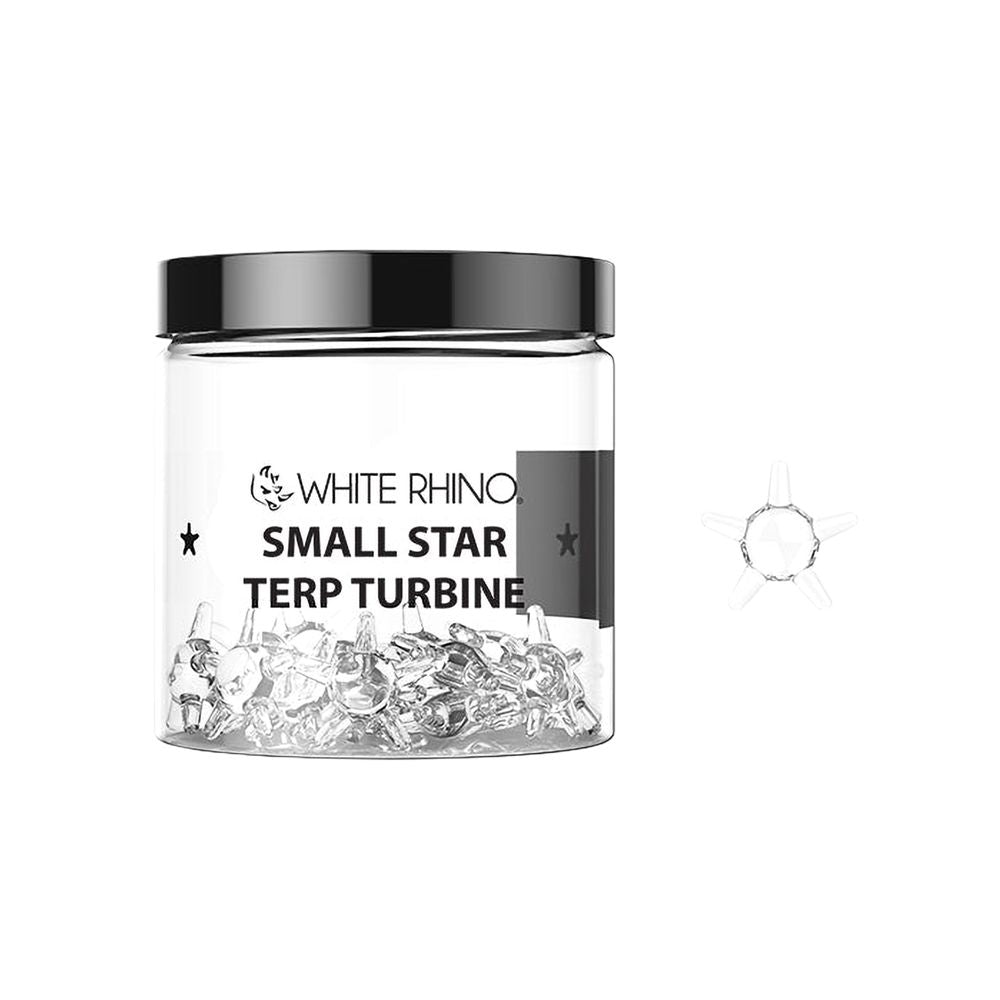 White Rhino Terp Turbine Stars | 25ct Jar