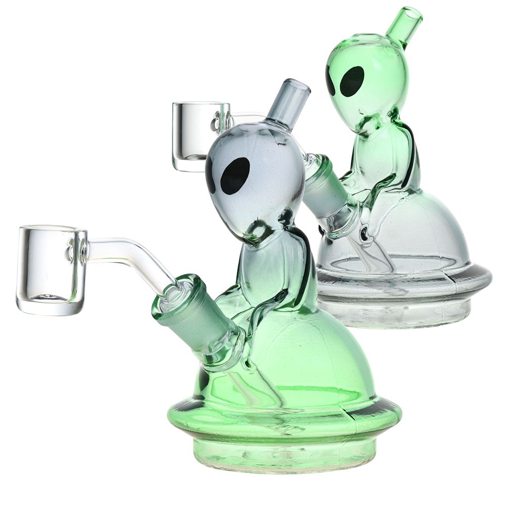 Interstellar Traveler Glass Dab Rig - 5" / 14mm F / Colors Vary