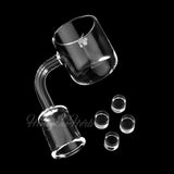 Honey Bee Herb Quad Core Reactor Quartz Banger- 90°