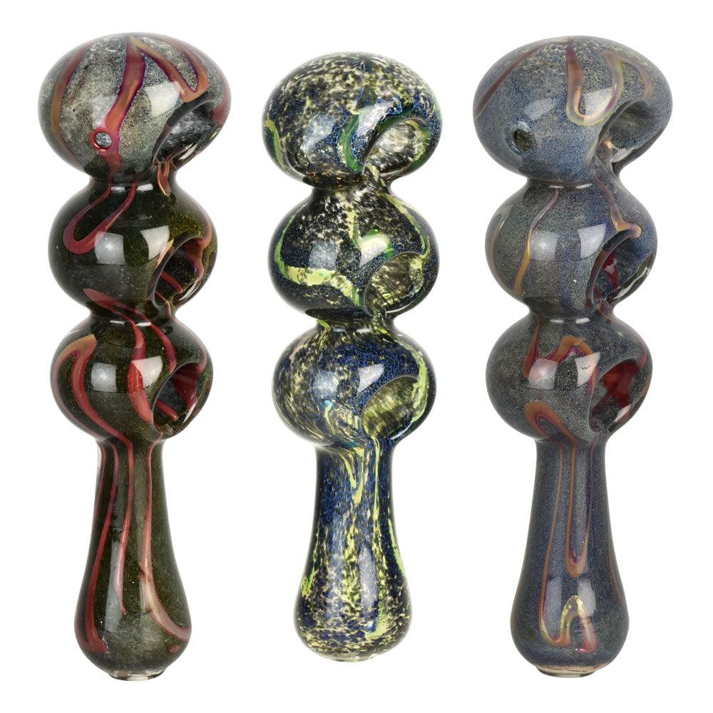 Fermion Skin Triple Bowl Spoon Hand Pipe - SmokeWeed.com