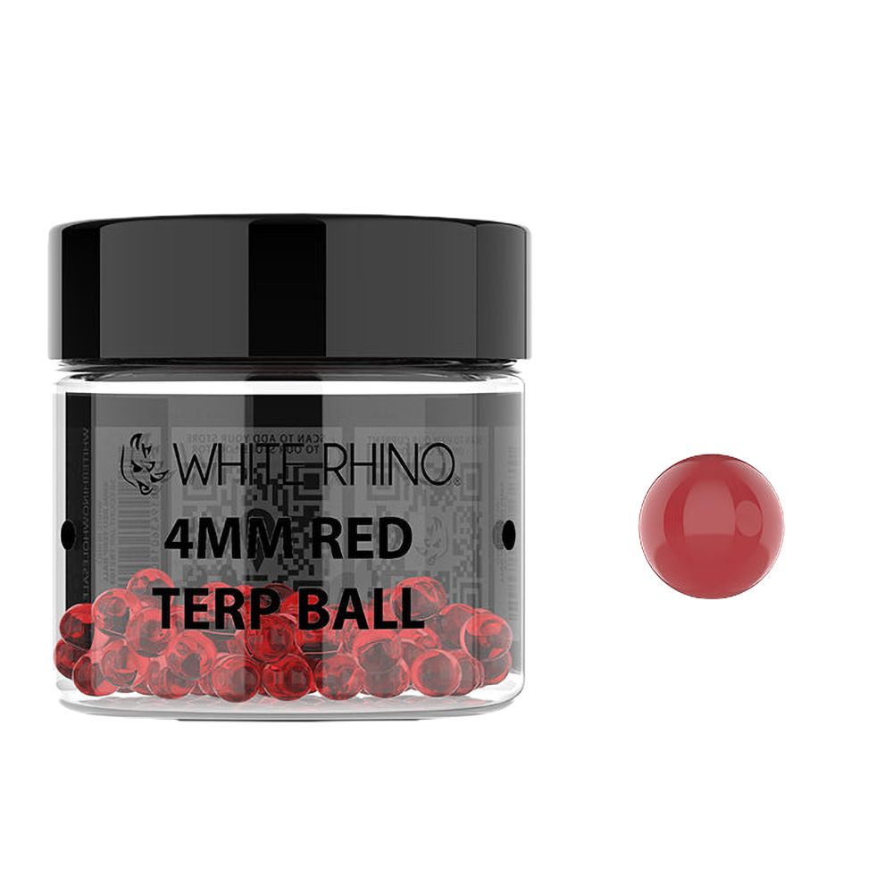 White Rhino Terp Balls | 4mm | 50ct Jar