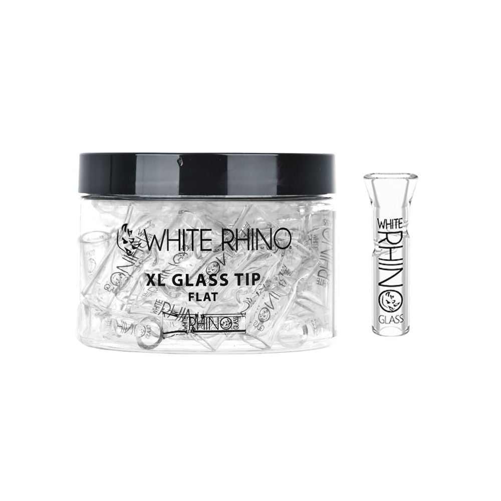 40CT JAR - White Rhino XL Glass Tip