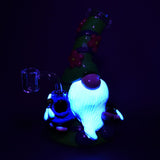 Flower Gnome Glass & Enamel Dab Rig - 7" / 14mm F - SmokeWeed.com