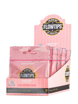 FLOWTIPS ® STRAWBERRY MILK TERPENE FILTER TIPS (10-PACK) - SmokeWeed.com