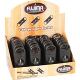 Fujima V-Shape Cigar Cutter | 24pc Display - SmokeWeed.com