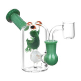 Fun Guy Frog Mini Dab Rig - 4.25" / 14mm F - SmokeWeed.com