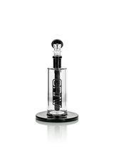 GRAV® Medium Upright Bubbler - Black Accents - SmokeWeed.com