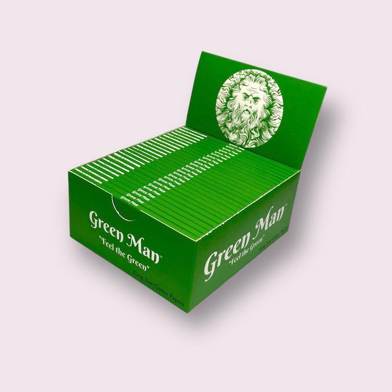 Green Man Green Rice Papers Box - SmokeWeed.com