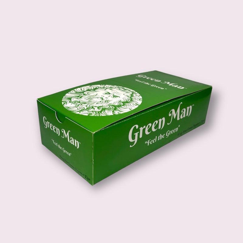 Green Man King Size Green Rice Papers with Pre-Rolled Tips Box - SmokeWeed.com