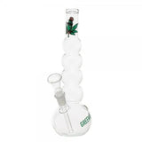 Greenline | 9" Glass Bubble Body Water Pipe - SmokeWeed.com